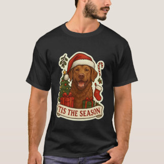T-shirt Drôle C'est La Saison Chien Retriever de la Baie d