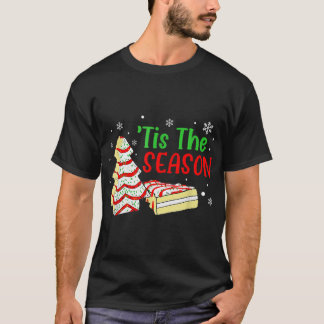 T-shirt Drôle C'Est La Saison Les Gâteaux De Noël Debbie X