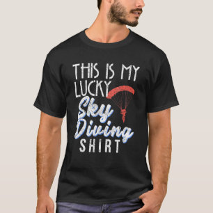 T-shirt Drôle C'est Mon Appareil De Plongée Céleste Chance
