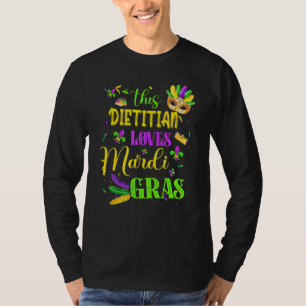 T-shirt Drôle Cette Diététiste Aime Mardi Gras Festival Ca