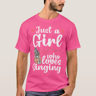 T-shirt Drôle Chanteur Design Pour Filles Femmes Enfants C