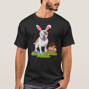 T-shirt Drôle chasse aux oeufs de Pâques Bunny American Bu