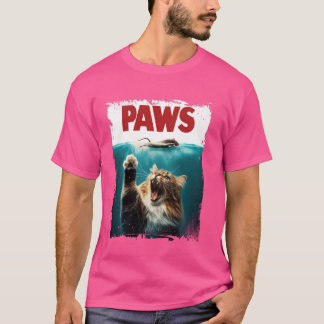 T-shirt Drôle Chat Cute Amoureux des chats Paws Chat et so