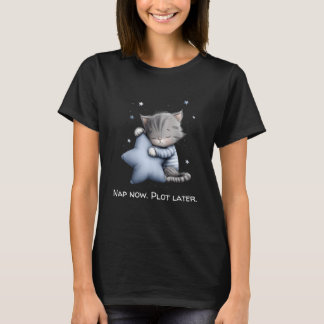 T-shirt Drôle chat endormi