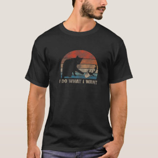 T-shirt Drôle Chat Je Fais Ce Que Je Veux Chat Chat Chat