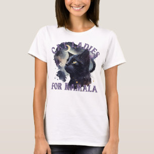 T-shirt Drôle Chat Ladies pour Kamala Harris