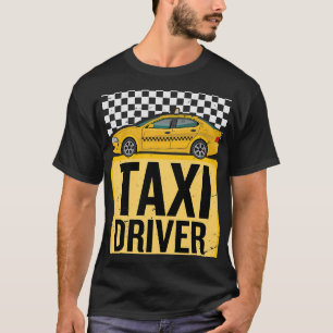 T-shirt drôle chauffeur de taxi conduite travail drôle tax