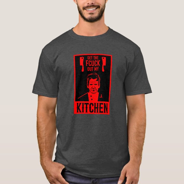 T-shirt Drôle Chef en colère (Devant)
