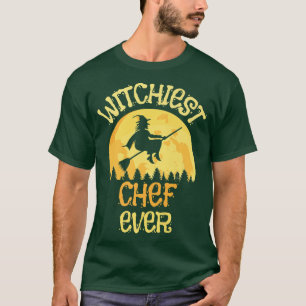 T-shirt Drôle Chef sorcière Halloween Humour 900 