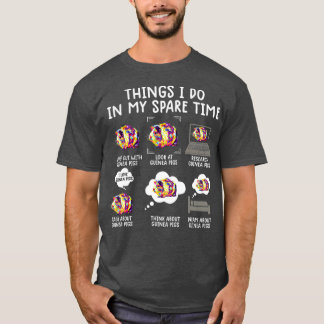 T-shirt drôle chemise de cobaye Ce que je fais dans mon sa