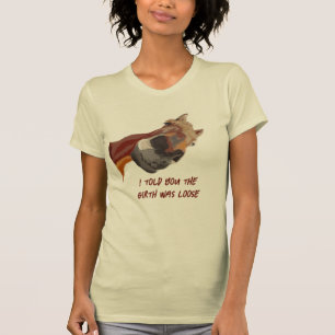 T-shirt Drôle cheval équitation vous a dit que la fille ét