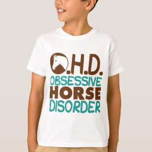 T-shirt Drôle Cheval Kids