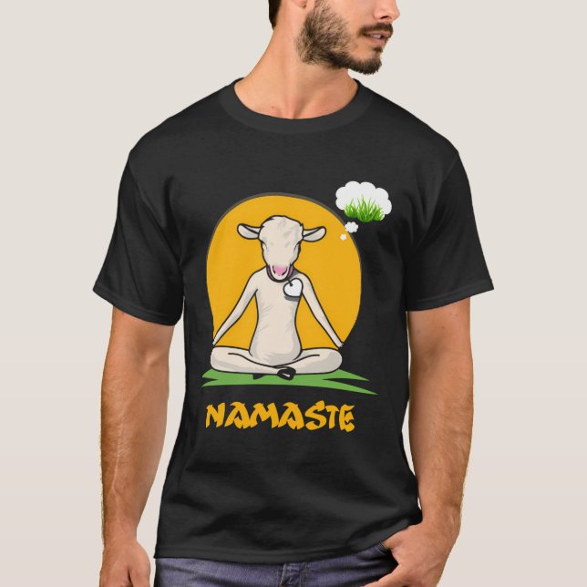 T-shirt Drôle Chèvre Cadeau Yoga -Yoga Chèvre sur les cade (Devant)