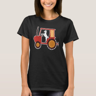 T-shirt Drôle Chèvre Tracteur conducteur Animaux de ferme