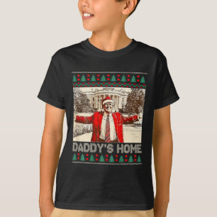 T-shirt Drôle chez papa Trump mauvais Noël Noël Noël Noël