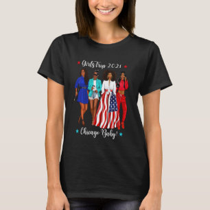 T-shirt Drôle Chicago Girls Trip 2021 Mignonne Black Women