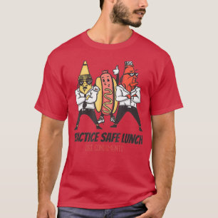 T-shirt Drôle Chien Chaud T Mustard Et Gardes Du Corps Ket