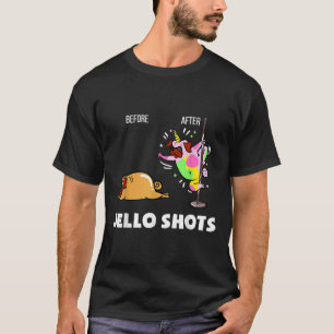 T-shirt Drôle Chien de Chien de Chien Carlin avant après J