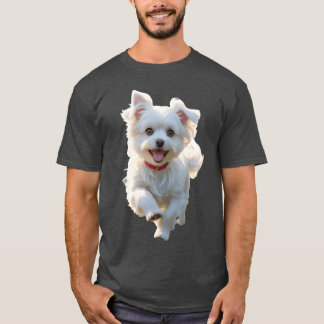 T-shirt Drôle chien image cadeau de famille