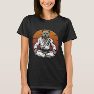 T-shirt Drôle Chien Vintage Brésilien Jiu Jitsu Retro Grap
