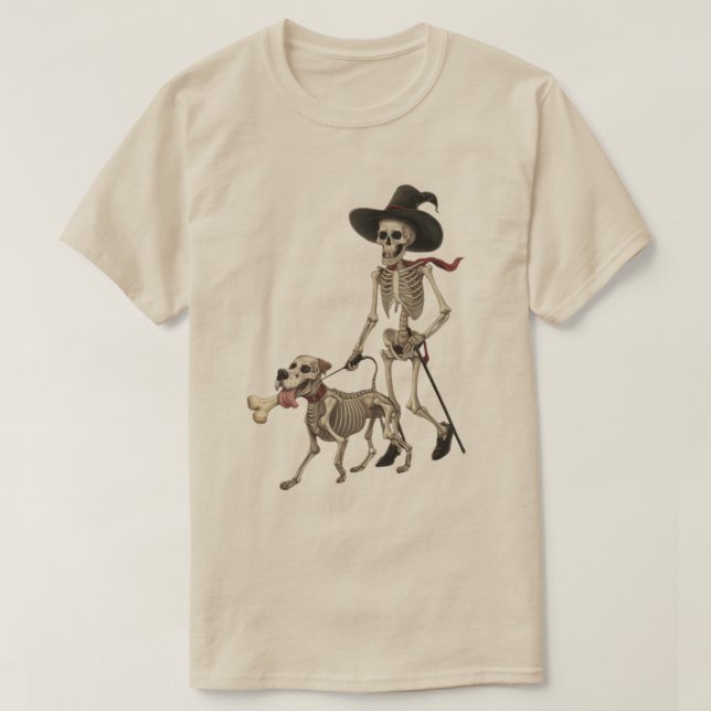 T-shirt Drôle chien Walker (Design devant)