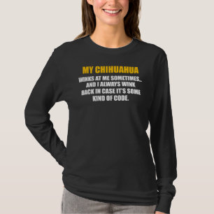 T-shirt Drôle Chihuahua Chien Dit Chien Papa Maman