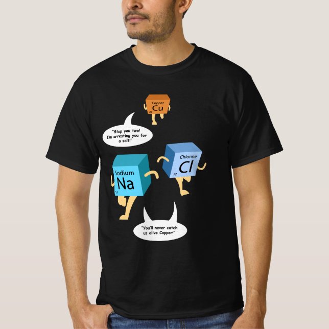 T-shirt Drôle Chimie Diplômé Enseignant Science Gag (Devant)