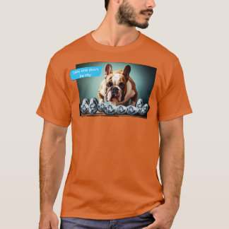 T-shirt drôle chiot dans l'oeuf pour chiot amant1