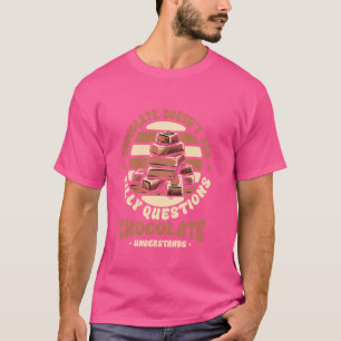 T-shirt Drôle Choco Lover Chocolat Doesnu2019T Poser