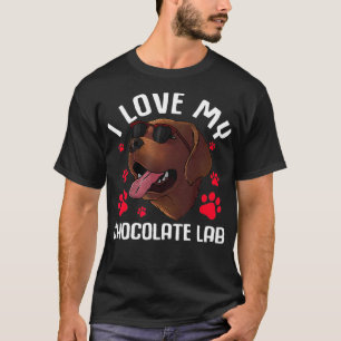 T-shirt Drôle Chocolat Labrador Retriever Cadeau Homme Lab