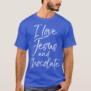 T-shirt Drôle Christian Citation Cadeau Femmes J'aime Jésu