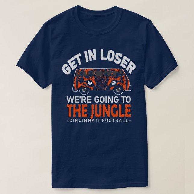 T-shirt Drôle Cincinnati Fan 2022 Aller Dans La Jungle (Design devant)