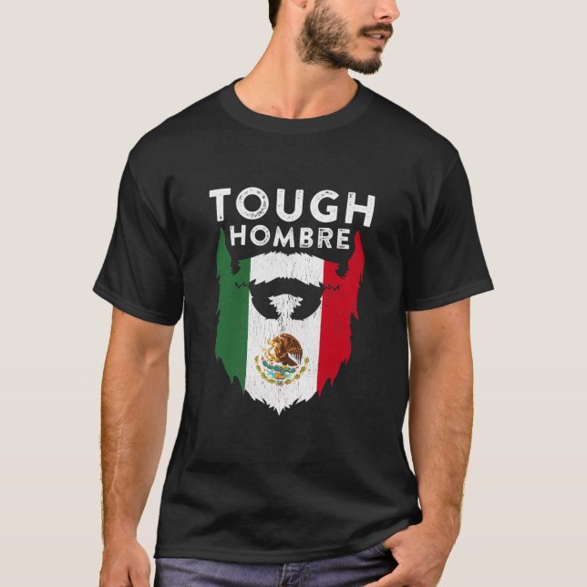 T-shirt Drôle Cinco de Mayo mème Drapeau Mexicain barbe Ma (Devant)