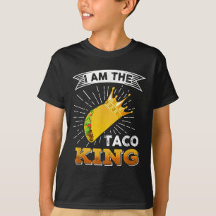 T-shirt Drôle Cinco De Mayo Nourriture Je Suis Taco King T