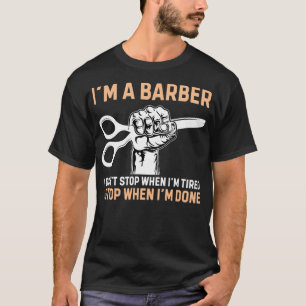 T-shirt Drôle Citation Barbier Je suis Barbier