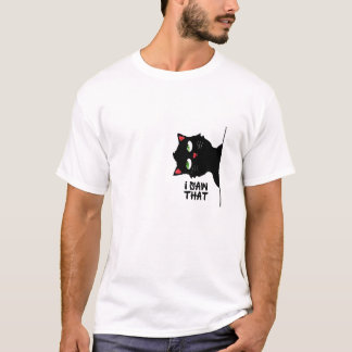 T-shirt Drôle Citation chat mème J'ai vu que