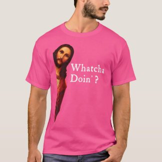 T-shirt Drôle Citation De Blague De La Bible De Jésus - Qu