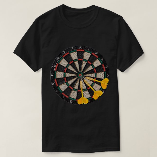T-shirt Drôle Citation de fléchettes techniques tactiques  (Design devant)