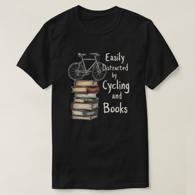 T-shirt Drôle Citation de l'amoureux du cyclisme et des li (Design devant)