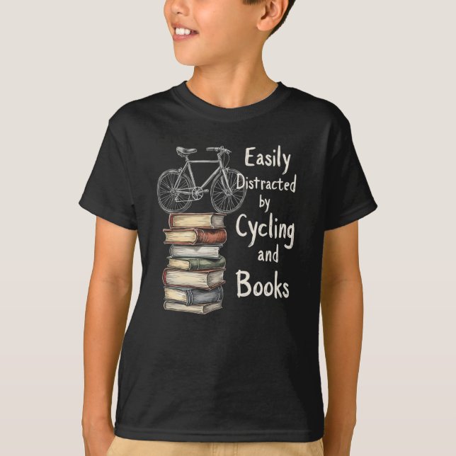T-shirt Drôle Citation de l'amoureux du cyclisme et des li (Devant)