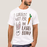 Drôle Citation de Pâques Carotte Attendre Bunny Di