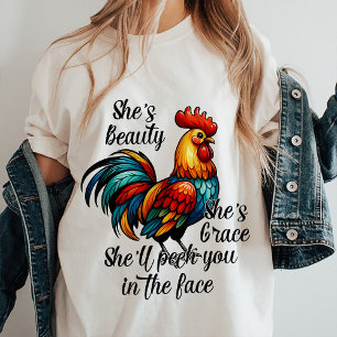 T-Shirt Drôle Citation De Poulet