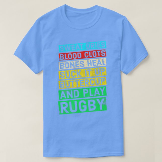 T-shirt Drôle Citation de rugby Jouer au rugby (Design devant)