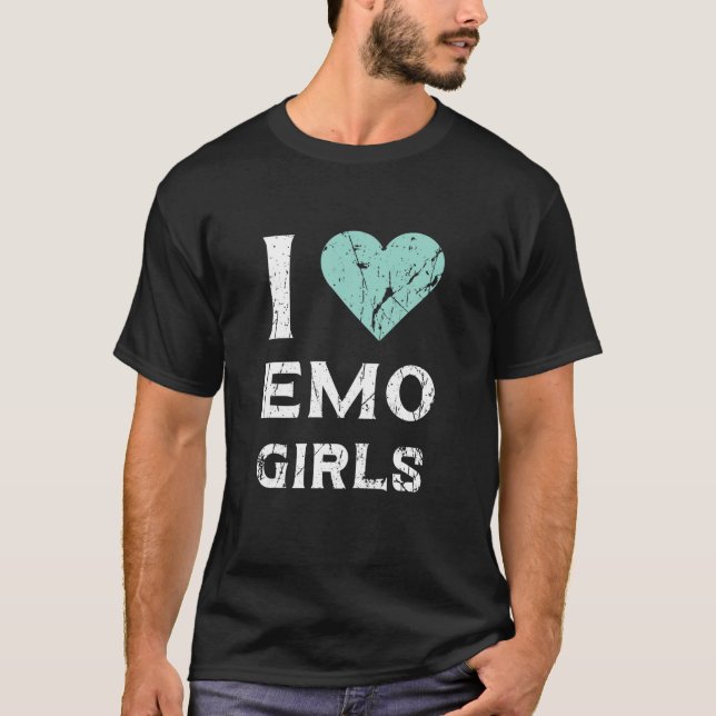 T-shirt Drôle Citation Emo Valentines Jour Cool Pour Emo C (Devant)