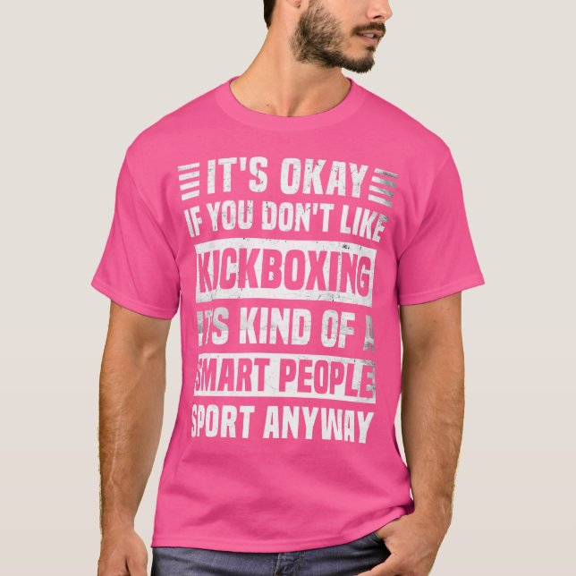 T-shirt Drôle Citation Kickboxing Lover Kickboxing (Devant)