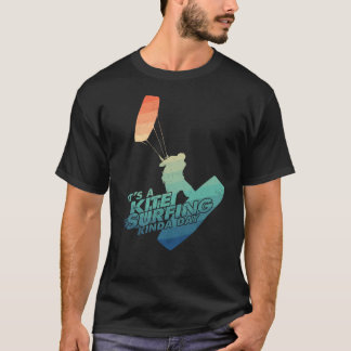 T-shirt Drôle Citation Kitesurf Couleurs Vintages
