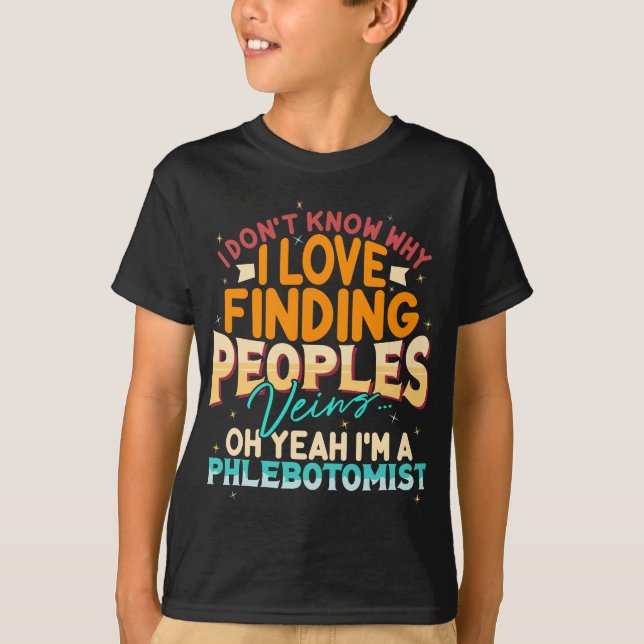 T-shirt Drôle Citation Phlebotomiste Diplôme Cadeau Humori (Devant)