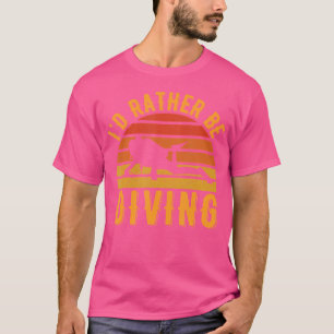 T-shirt Drôle Citation Plongée Plomb Plomb Plongeur Je Pré