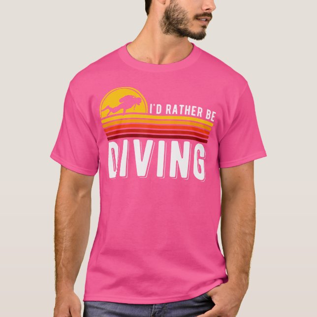 T-shirt Drôle Citation Plongée Plomb Plomb Plongeur Je Pré (Devant)