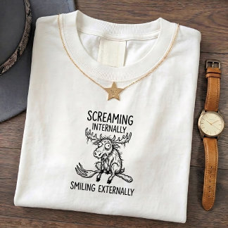 T-shirt drôle citation Shaggy Moose Tees